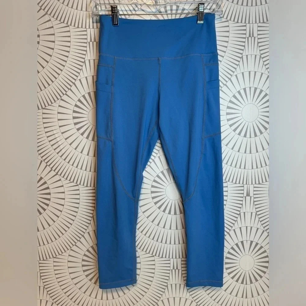 ZYIA Women’s‎ blue leggings with size pockets size small